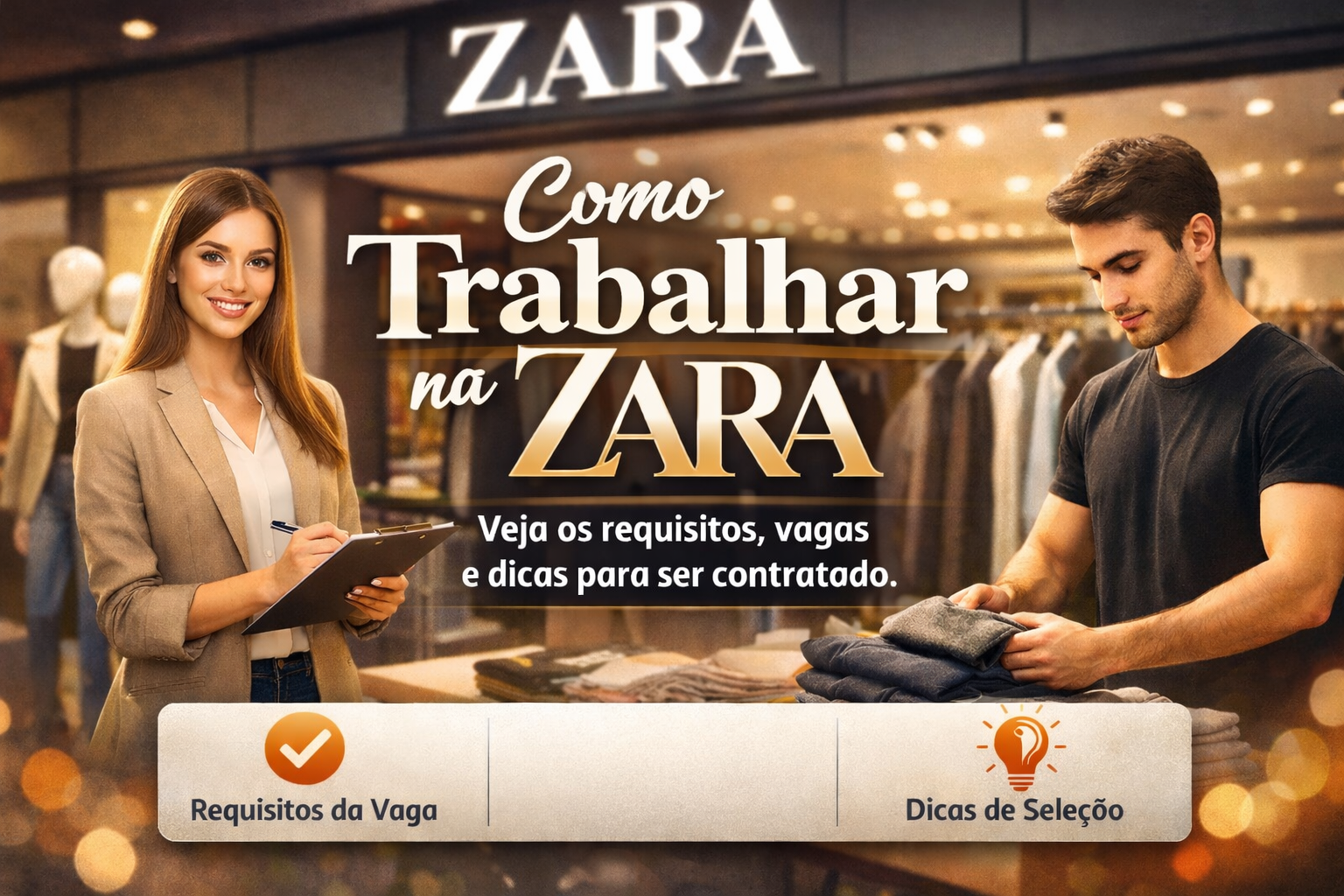 Como trabalhar na Zara: veja os requisitos, vagas e dicas para ser contratado