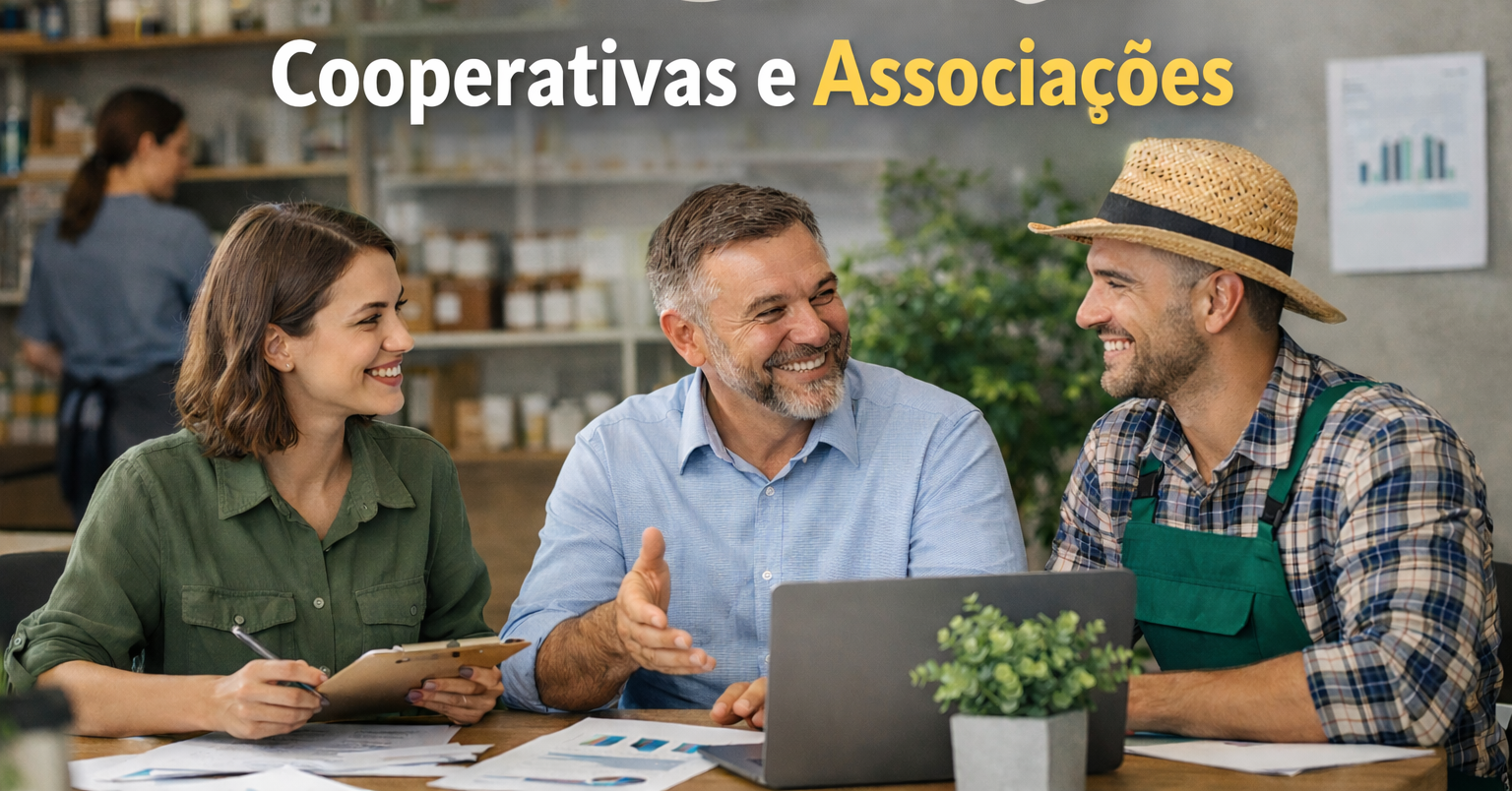 Vagas no setor de cooperativas e associações