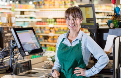 vagas no setor de supermercado